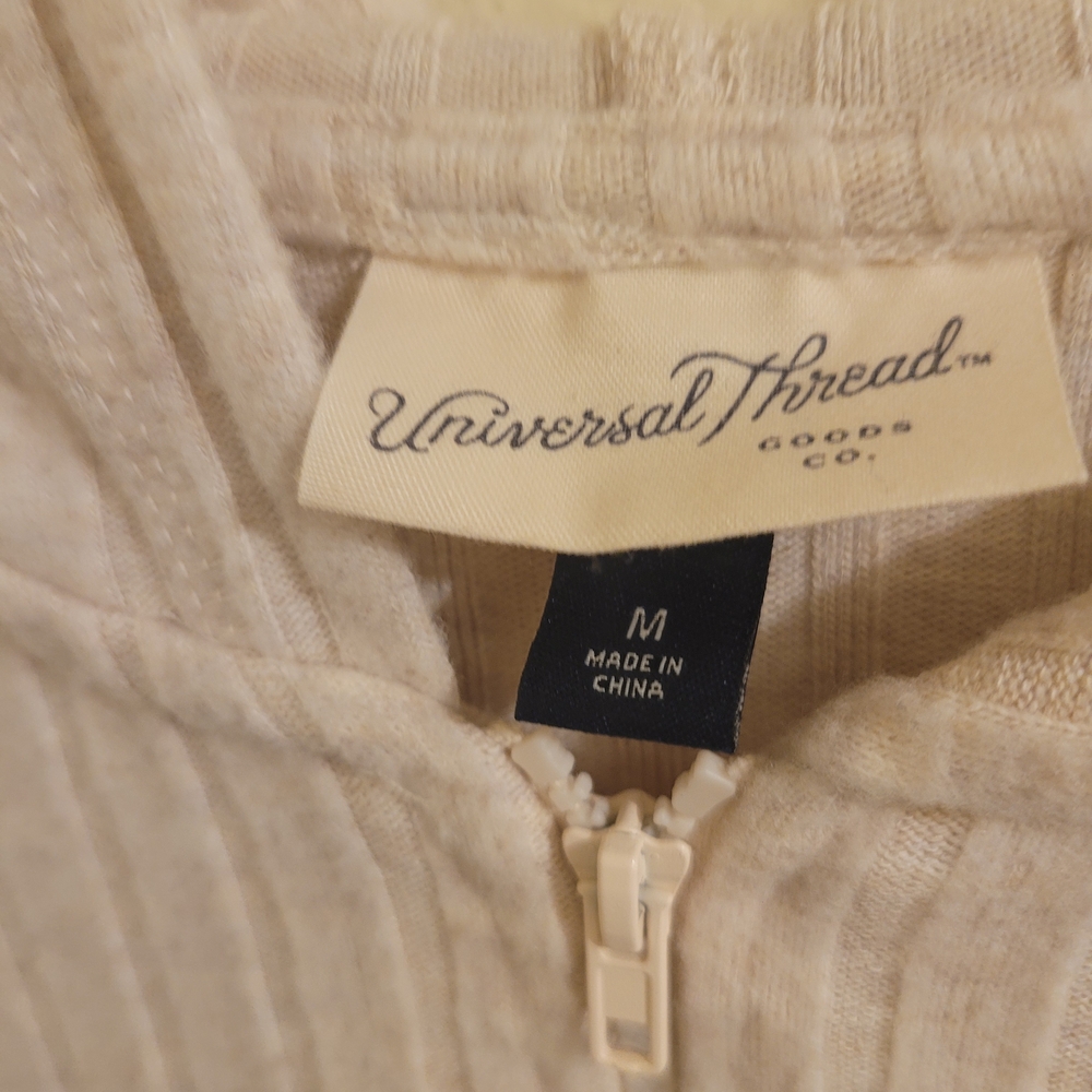 Universal Thread Beige Ribbed Pullover - Picture 3 of 3
